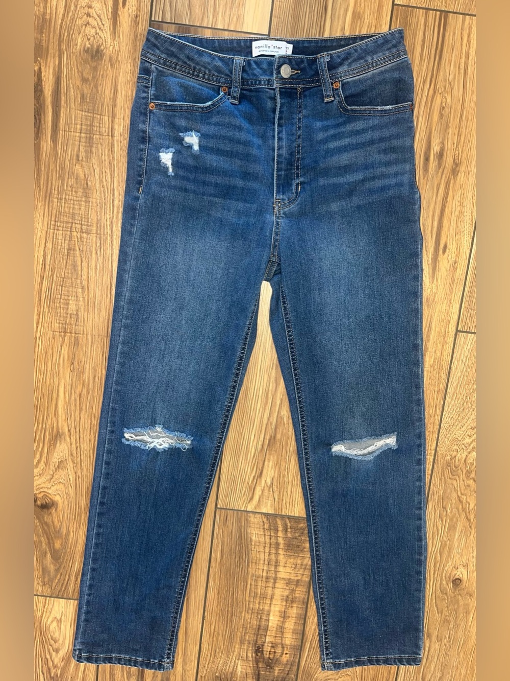 Vanilla Star High Rise Distressed Jeans Size 5